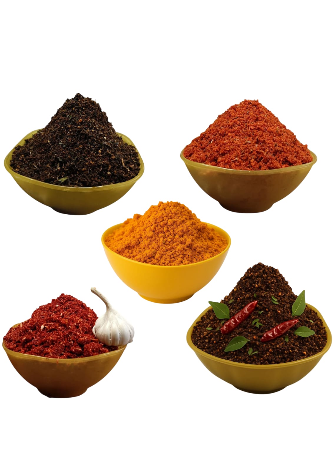 Spice Powders(Podulu)-Combo (Premium Quality)