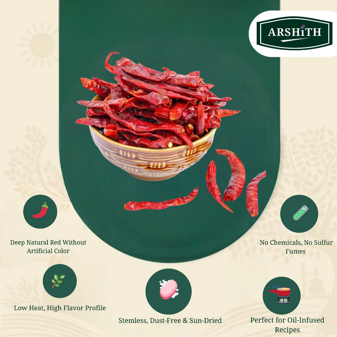 Red Chillies (Guntur) (Premium Quality)