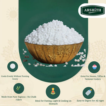 Sago (Saggubiyyam)
  (Premium Quality)