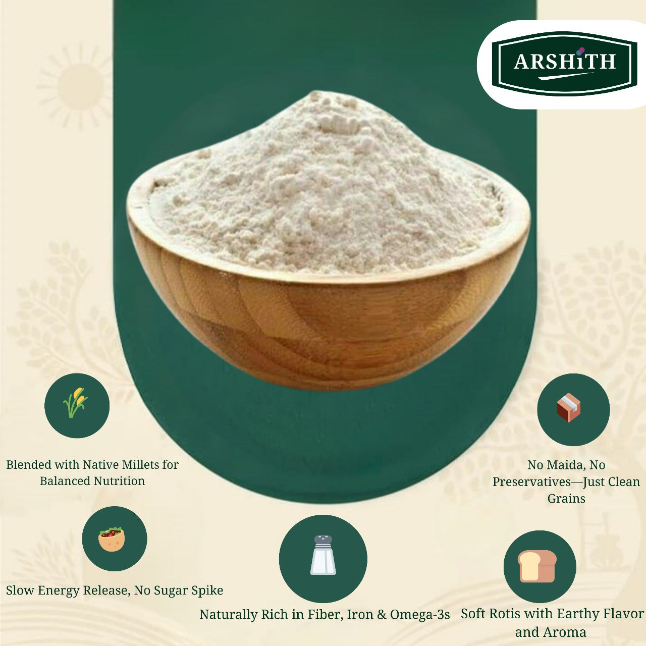 Multi Grain Wheat Flour Soft Grinding  (Premium Quality)