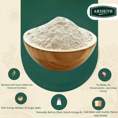 Multi Grain Wheat Flour Soft Grinding  (Premium Quality)