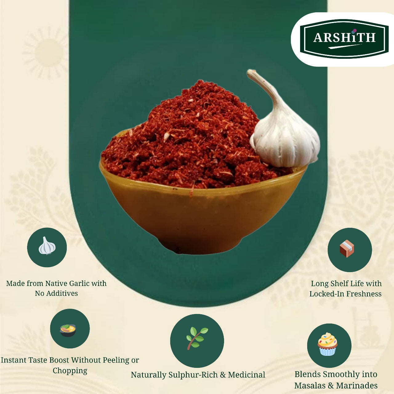 Garlic Powder(Velluli Karam Podi)  (Premium Quality)