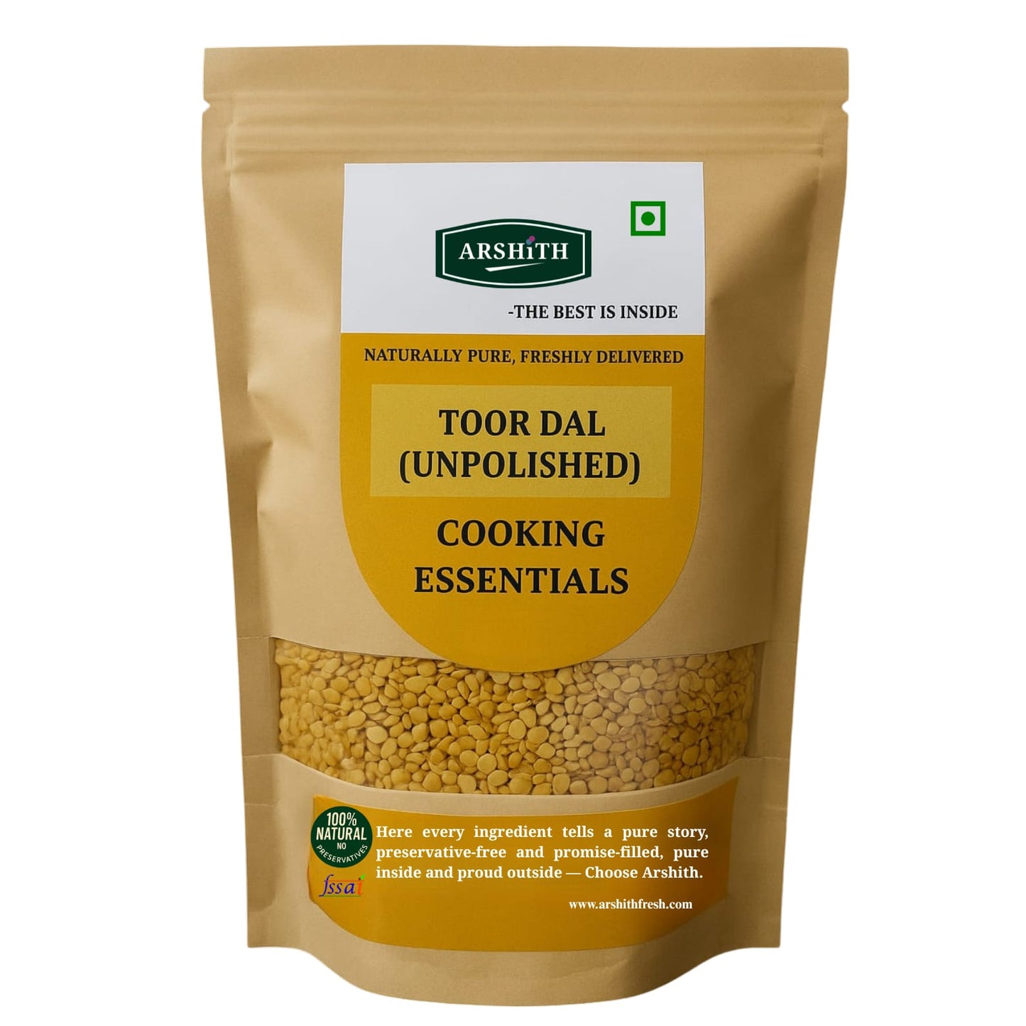 Toor Dal Unpolished (Premium Quality)
